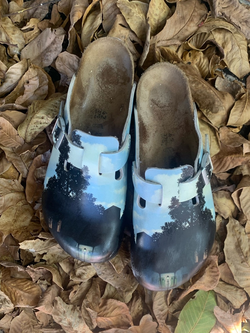 Birkenstock X Opening Ceremony Limited Edition Magritte House Boston Clog Sz 42